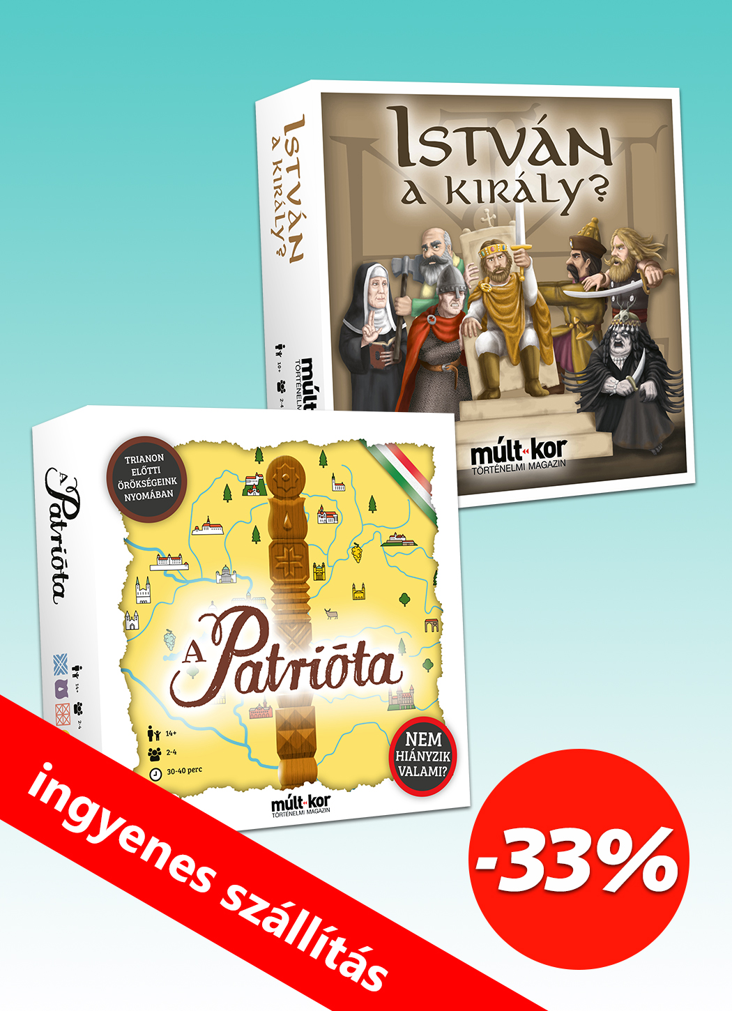 István a király? + A Patrióta társasjátékok